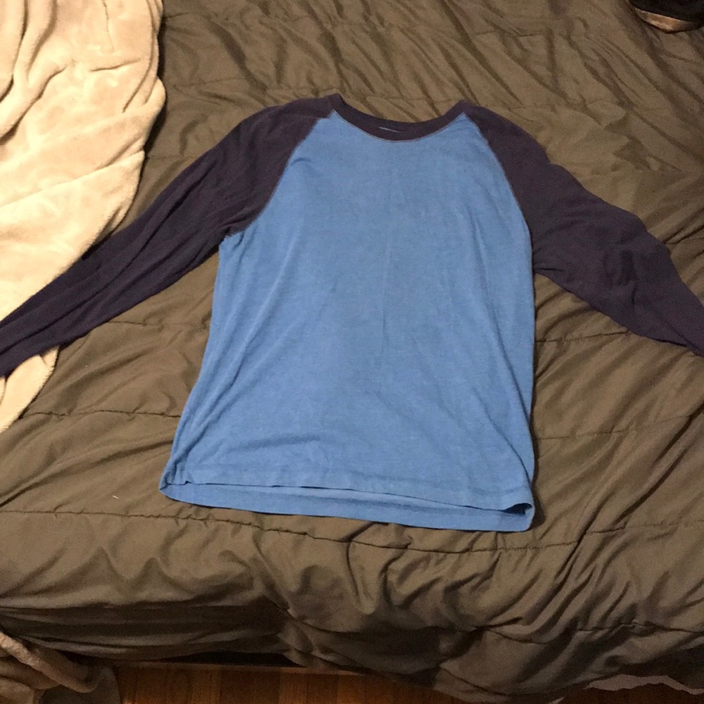 Long sleeve baseball style t-shirt